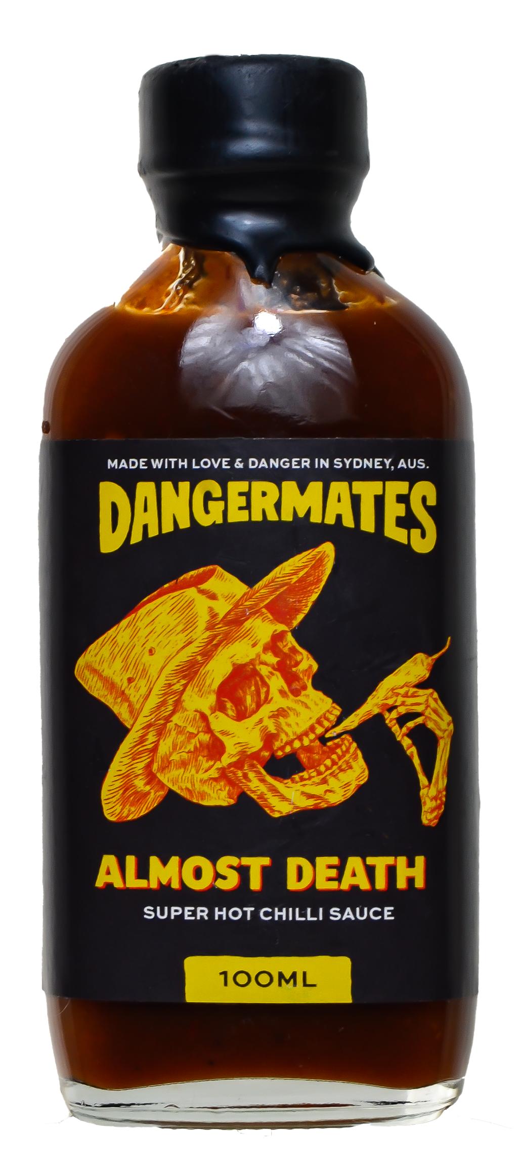 Almost Death - 100ml - Super Hot Chili Sauce - Dangermates