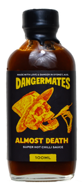 Almost Death - 100ml - Super Hot Chili Sauce - Dangermates
