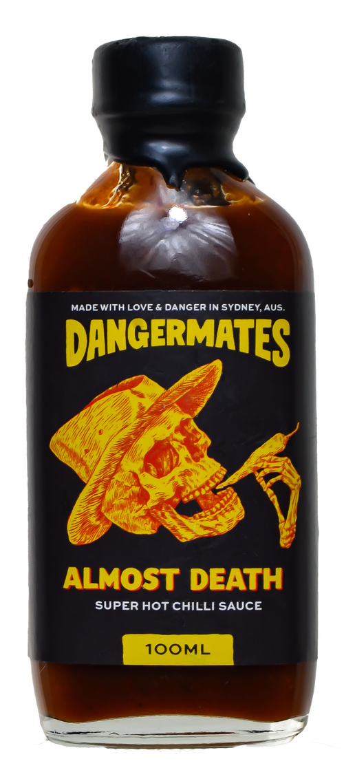 Almost Death - 100ml - Super Hot Chili Sauce - Dangermates