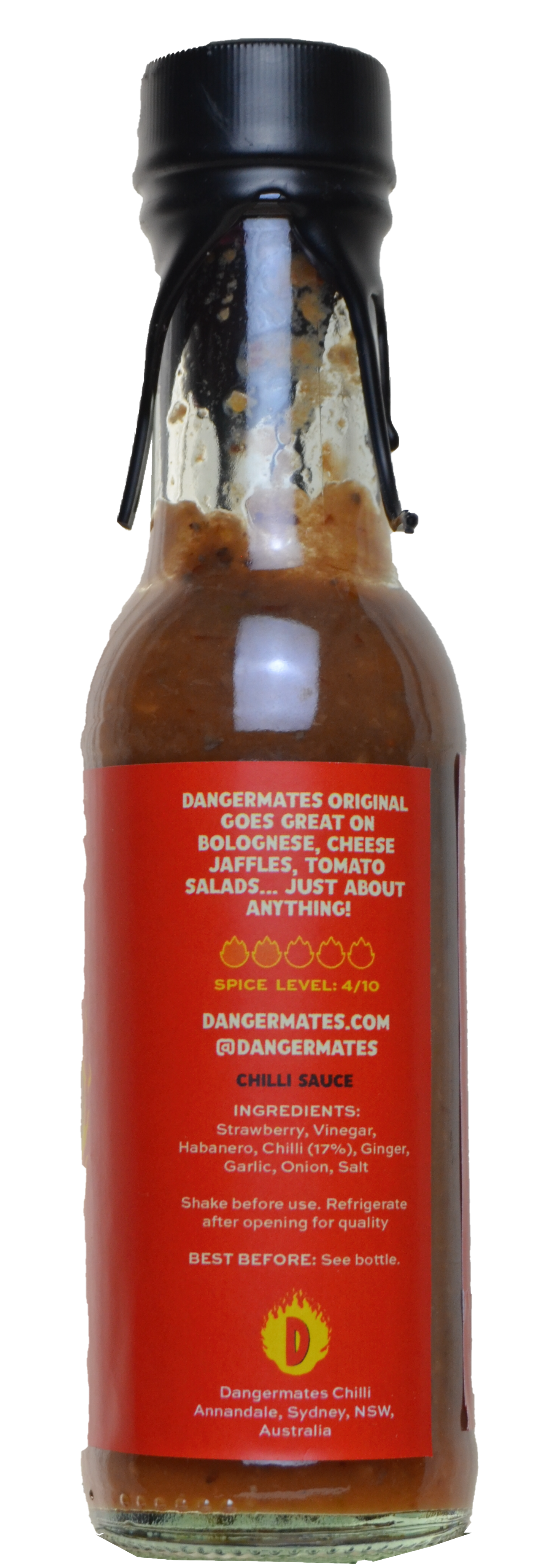Original - Strawberry, Habanero, Ginger, Hot Sauce - Dangermates