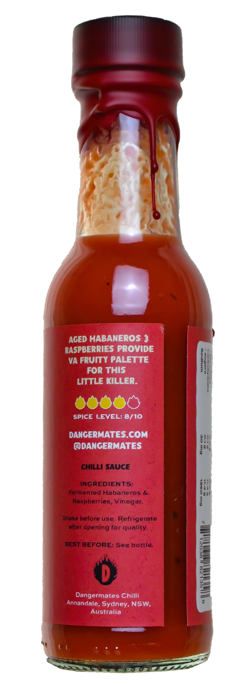 "Pocket Knife" Fermented Raspberry and Habanero Hot Sauce - Dangermates