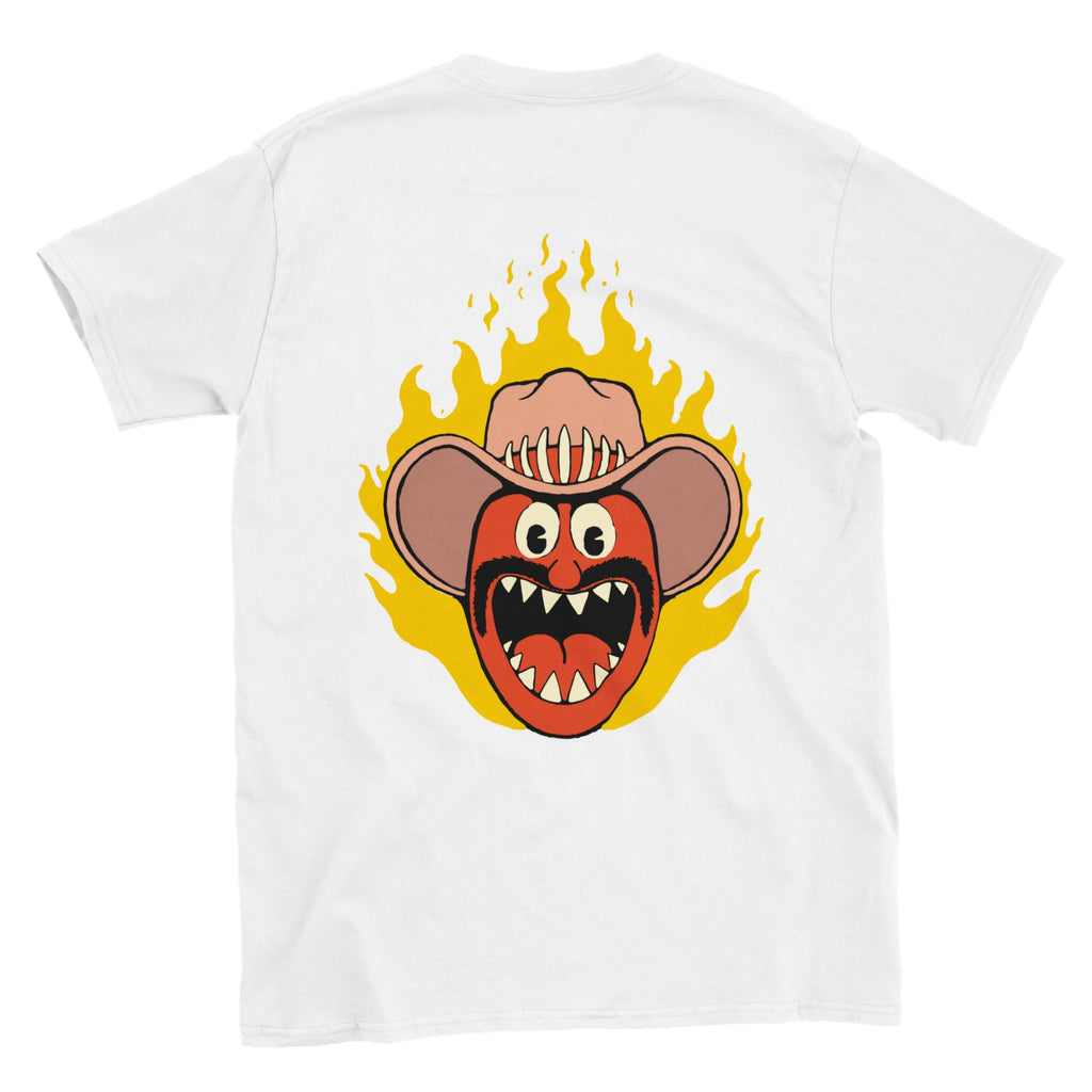 Dangermates Font Classic Unisex Crewneck T-shirt - Dangermates