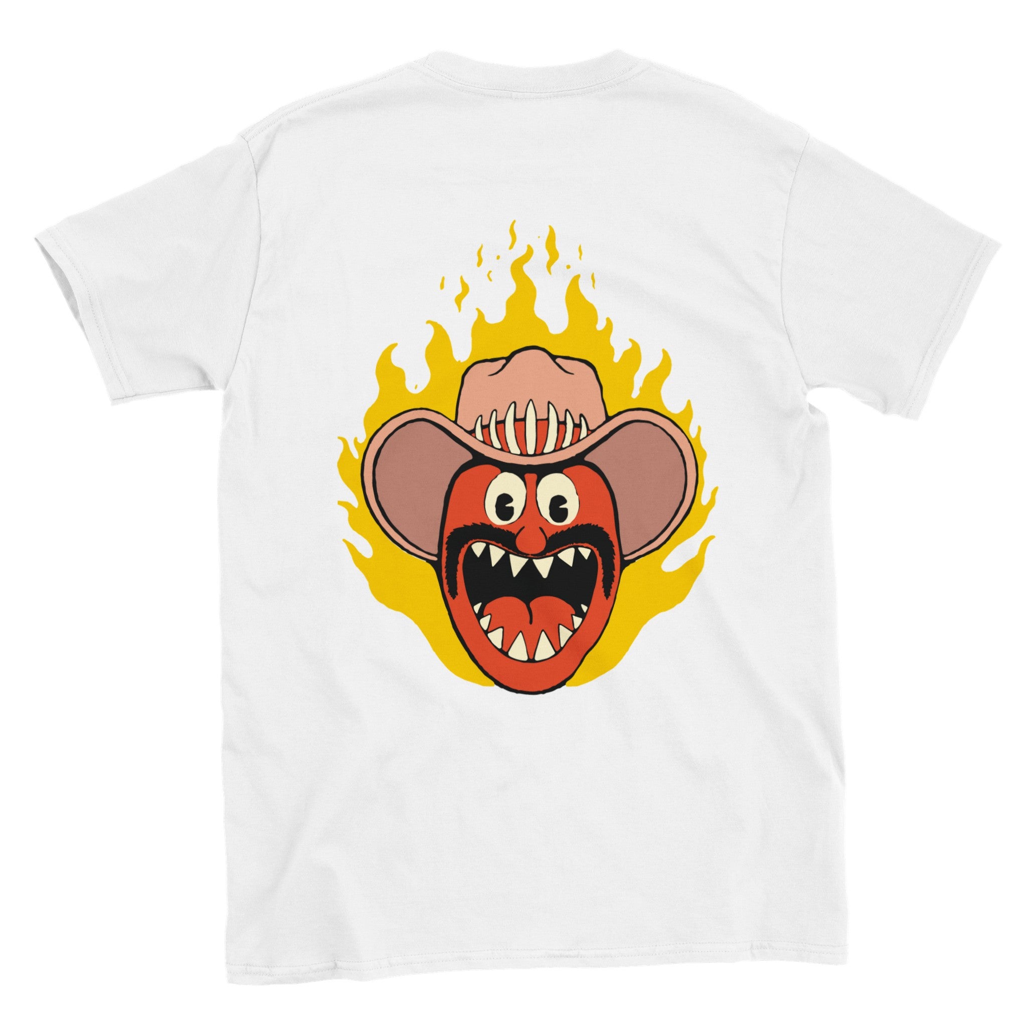 Dangermates Font Classic Unisex Crewneck T-shirt - Dangermates